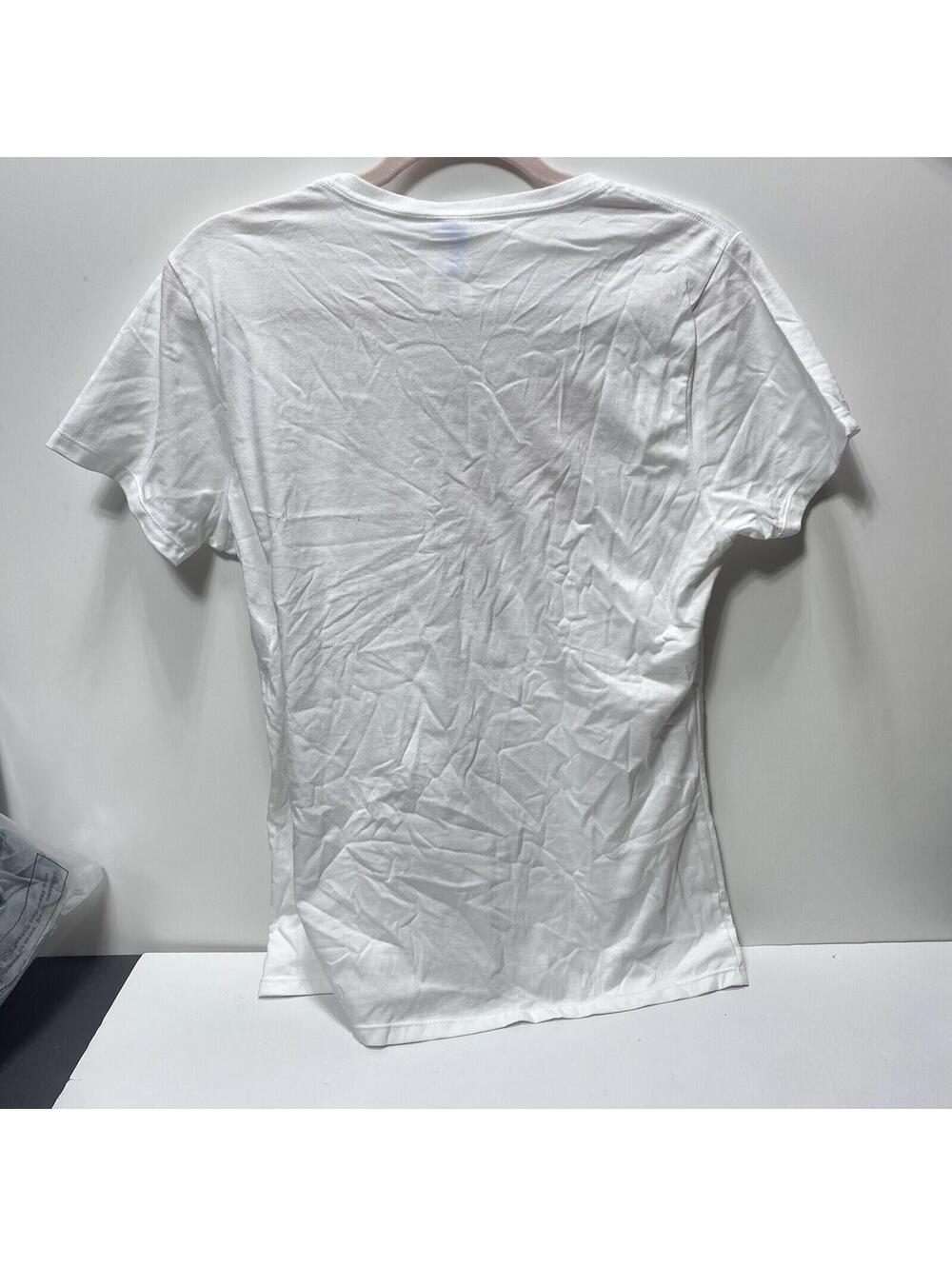 WTF Where is The Fireball Graphic T-Shirt, White, Women's Medium, New As Is - Picture 5 of 8